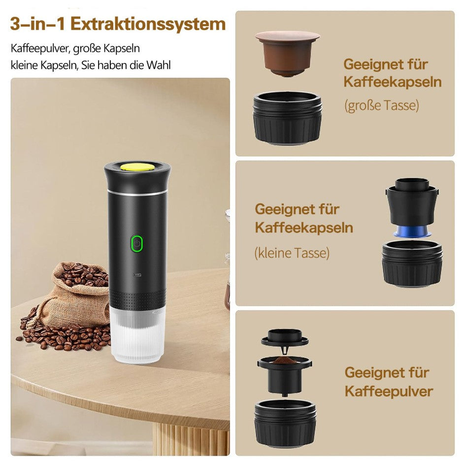 Tragbare Espressomaschine