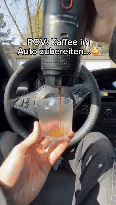 Tragbare Espressomaschine